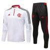 CR Flamengo Sweatshirt Dragt 2021-22 Hvid Kvart-Zip
